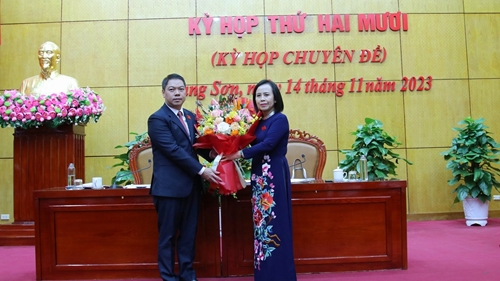 Ông Đoàn Thanh Sơn được bầu làm Phó Chủ tịch UBND tỉnh Lạng Sơn