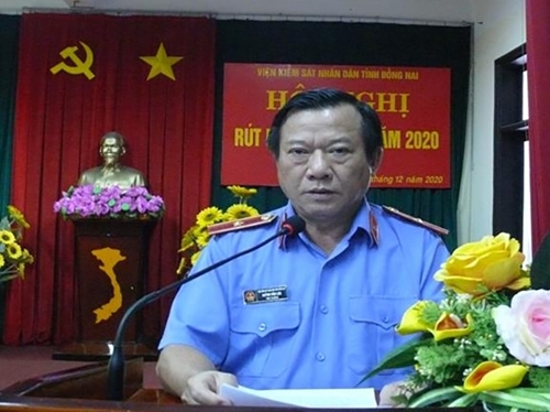 Xem xét kỷ luật nguyên Viện trưởng Viện Kiểm sát nhân dân tỉnh Đồng Nai