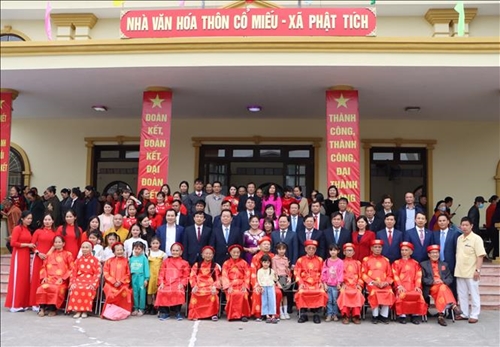 Trưởng Ban Tuyên giáo TƯ Nguyễn Trọng Nghĩa dự Ngày hội Đại đoàn kết tại Bắc Ninh