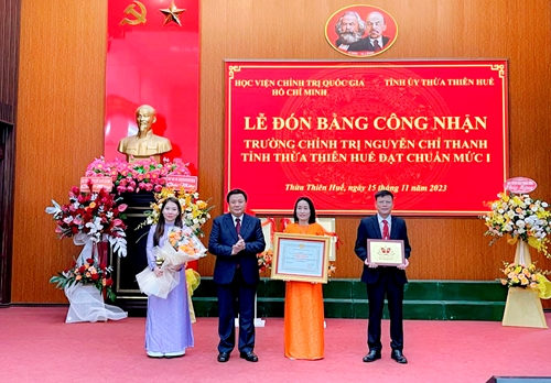 Trường Chính trị Nguyễn Chí Thanh đạt chuẩn mức 1