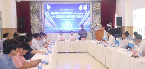 Bình Thuận phát triển các lĩnh vực của khu công nghệ cao