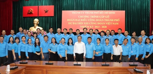 TP Hồ Chí Minh tổ chức nhiều hoạt động khi tham gia Đại hội Công đoàn Việt Nam