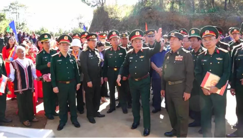 Tổng duyệt chương trình Giao lưu hữu nghị quốc phòng biên giới Việt Nam - Lào - Campuchia lần thứ nhất