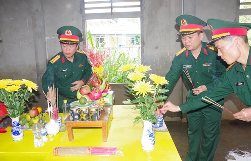 Quảng Trị Quy tập 2 hài cốt liệt sĩ tại huyện Cam Lộ