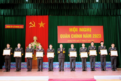Lữ đoàn 147 Hải quân Hoàn thành xuất sắc nhiệm vụ năm 2023