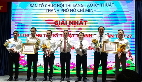 33 công trình nhận giải thưởng sáng tạo kỹ thuật TP Hồ Chí Minh lần thứ 27