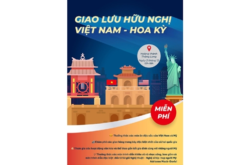 Sắp diễn ra Lễ hội Giao lưu Hữu nghị Việt Nam - Hoa Kỳ