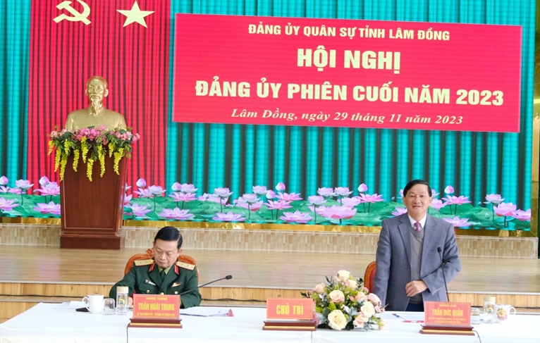 Đảng ủy Quân sự tỉnh Lâm Đồng Xác định hai khâu đột phá trong năm 2024