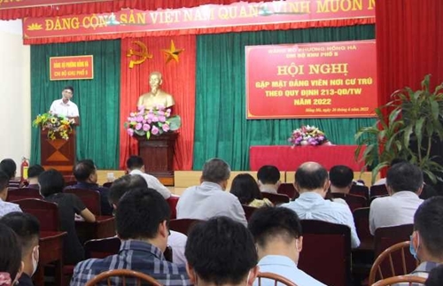 Đảng bộ tỉnh Vĩnh Long phát huy vai trò, trách nhiệm của đảng viên nơi cư trú