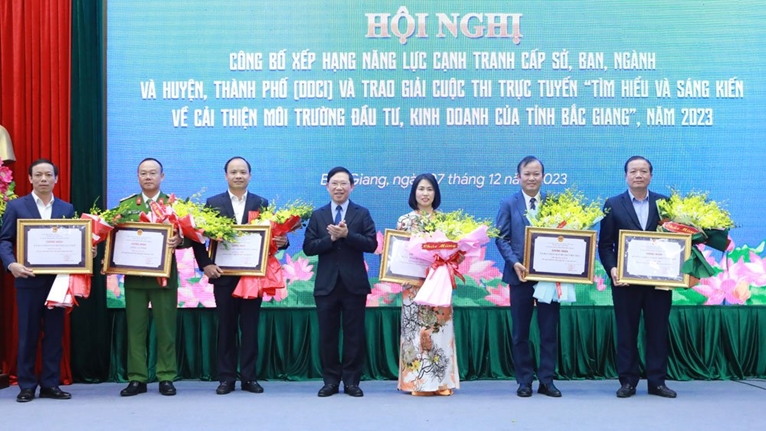 Bắc Giang  Nhiều huyện bứt phá về DDCI năm 2023