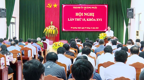 Nâng cao năng lực lãnh đạo, sức chiến đấu của Đảng bộ thành phố Quảng Ngãi