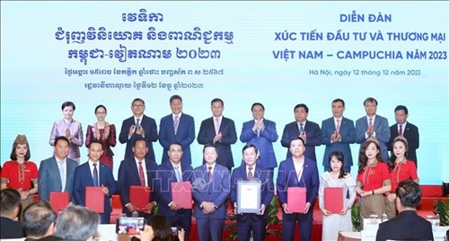 Thúc đẩy quan hệ kinh tế, thương mại Việt Nam - Campuchia