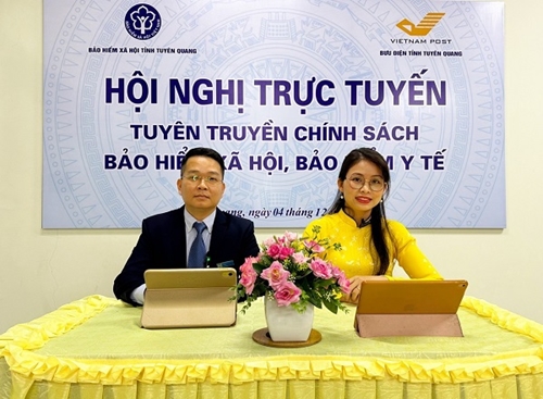 Tổ chức Hội nghị trực tuyến trên Fanpage của Bảo hiểm xã hội tỉnh Tuyên Quang