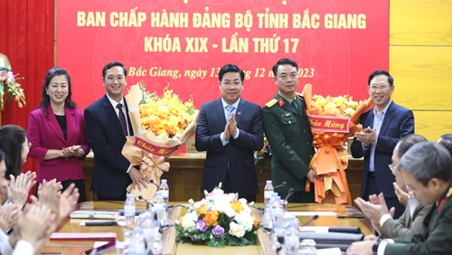 Bắc Giang bầu bổ sung 2 Ủy viên Ban Thường vụ Tỉnh ủy