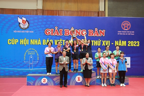 Bế mạc Giải bóng bàn Cúp Hội Nhà báo Việt Nam lần thứ XVI