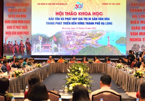 Phát huy giá trị di sản văn hóa vì sự phát triển bền vững thành phố Hạ Long