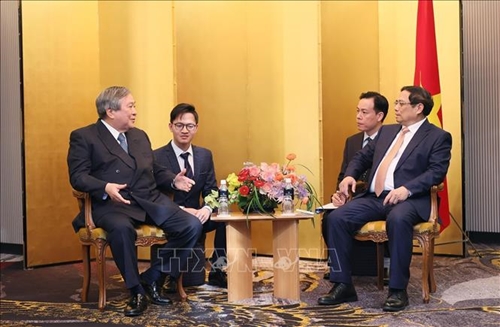 Thủ tướng Phạm Minh Chính tiếp lãnh đạo các tập đoàn kinh tế hàng đầu Nhật Bản