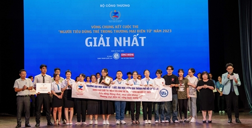 Đại học Kinh tế Luật TP Hồ Chí Minh giành giải Nhất Chung kết Cuộc thi “Người tiêu dùng trẻ trong thương mại điện tử”