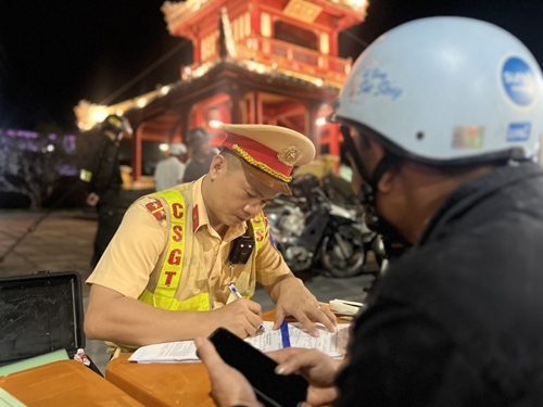 Thừa Thiên Huế Phát hiện, xử lý 16 000 trường hợp vi phạm nồng độ cồn