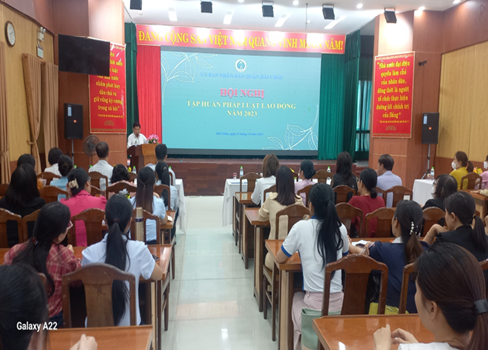 Tập huấn pháp luật lao động năm 2023 cho người sử dụng lao động tại quận Hải Châu Đà Nẵng