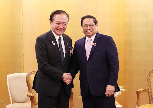 Thủ tướng Phạm Minh Chính tiếp Thống đốc các tỉnh của Nhật Bản
