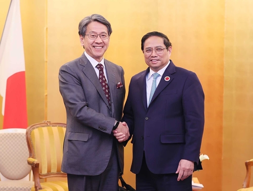Thủ tướng Phạm Minh Chính tiếp lãnh đạo Ngân hàng JBIC và Tập đoàn Sumitomo