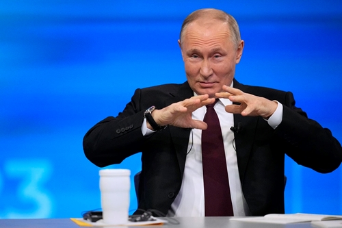 Đảng Nước Nga Thống nhất ủng hộ Tổng thống V Putin tái tranh cử