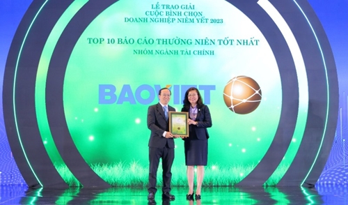 Bảo Việt BVH dẫn đầu tại cuộc bình chọn Doanh nghiệp niêm yết 2023