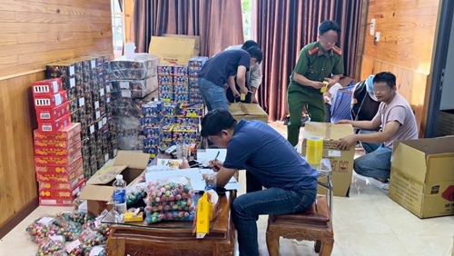 Lâm Đồng Triệt phá đường dây buôn bán pháo nổ