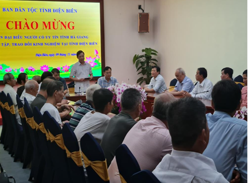 Hà Giang Người có uy tín tham quan, học tập kinh nghiệm Tại các tỉnh Điện Biên, Sơn La