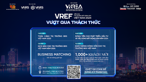 Sắp diễn ra Diễn đàn thị trường bất động sản Việt Nam 2024 VREF 2024