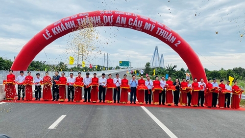 Khánh thành cầu Mỹ Thuận 2 với tổng mức đầu tư hơn 5 000 tỷ đồng