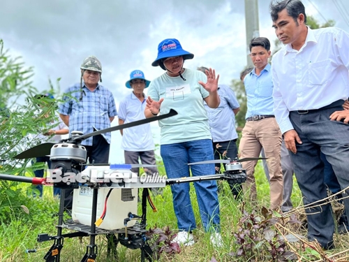 Bạc Liêu Khuyến khích nông dân canh tác lúa theo hướng ứng dụng công nghệ cao