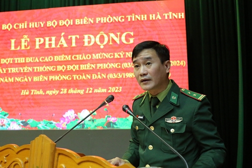 Bộ đội biên phòng Hà Tĩnh phát động thi đua cao điểm