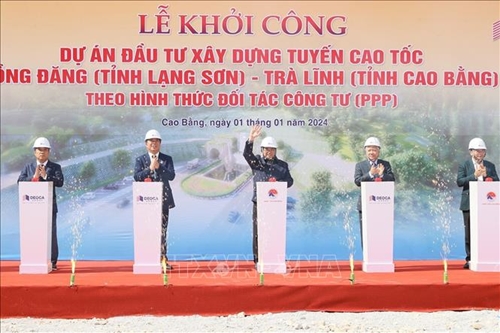 Cao tốc Đồng Đăng - Trà Lĩnh góp phần nâng cao năng lực cạnh tranh của tỉnh Cao Bằng