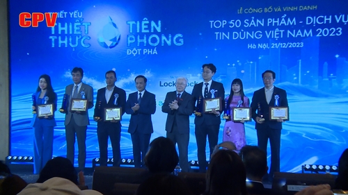 Lễ công bố và vinh danh Top 50 sản phẩm – dịch vụ Tin dùng Việt Nam 2023