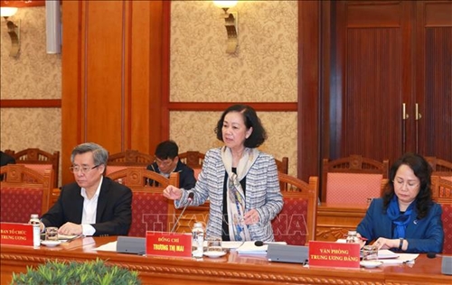 Thường trực Ban Bí thư Trương Thị Mai chủ trì giao ban công tác quý IV 2023