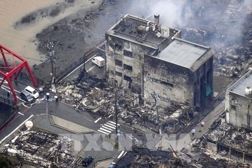 Động đất tại Nhật Bản Số người thiệt mạng tăng lên hơn 100 người