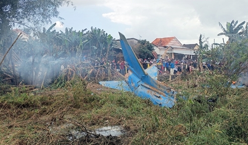 Bộ Quốc phòng thông tin về máy bay quân sự rơi tại Quảng Nam
