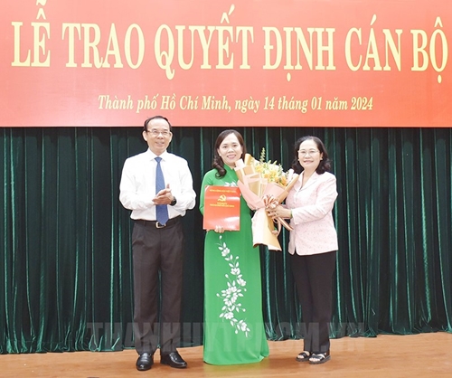 TP Hồ Chí Minh trao Quyết định điều động, bổ nhiệm Bí thư Quận ủy quận 3 và quận Phú Nhuận