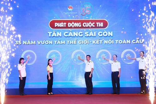 Thi tìm hiểu “Tân Cảng Sài Gòn 35 năm vươn tầm thế giới - kết nối toàn cầu”