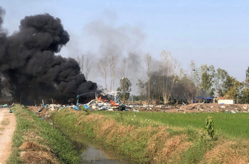 Thái Lan Nổ nhà máy pháo hoa, ít nhất 23 người thiệt mạng