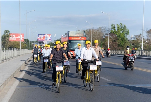Góp phần phát triển giao thông xanh và xây dựng “Huế trở thành thành phố xe đạp”