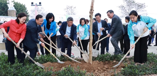 Phụ nữ Thủ đô phấn đấu trồng 7 000 cây xanh, cây ăn trái