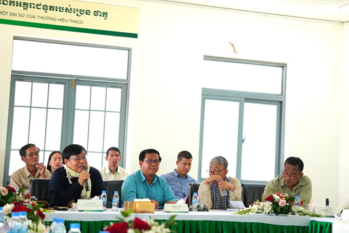 Bộ Nông Lâm Ngư nghiệp Campuchia thăm và làm việc tại Khu liên hiệp Snuol và Koun Mom