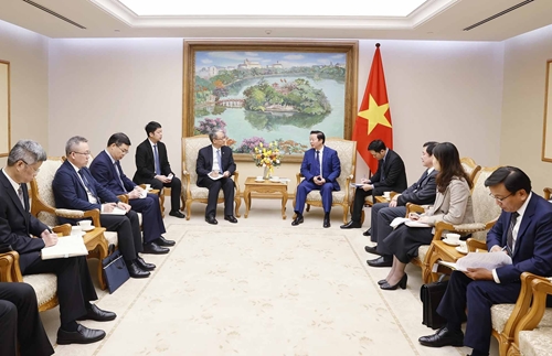 Phó Thủ tướng Trần Hồng Hà tiếp Tổng giám đốc Tập đoàn Xây dựng điện lực Trung Quốc