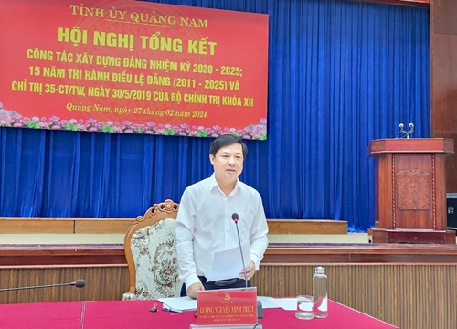 Quảng Nam tổng kết công tác xây dựng Đảng nhiệm kỳ 2020 - 2025