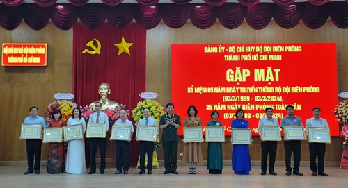 Bộ đội Biên phòng TP Hồ Chí Minh Gặp mặt kỷ niệm 65 năm Ngày truyền thống