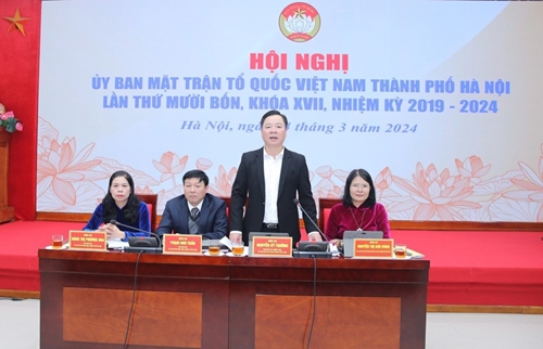 363 đại biểu dự Đại hội đại biểu MTTQ thành phố Hà Nội lần thứ XVIII