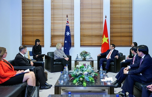 Thủ tướng tiếp Phó Chủ tịch Hạ viện, Chủ tịch Nhóm Nghị sĩ hữu nghị Australia - Việt Nam